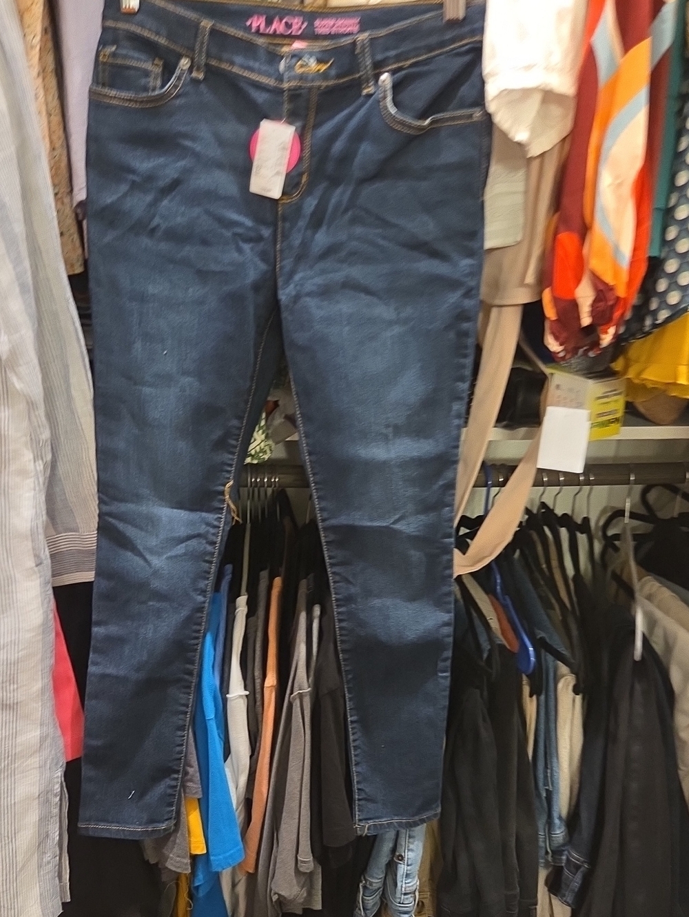 The Children's Place Indigo Super Skinny Jeans - Dark Blue(plus)